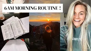 Thumbnail: 6AM MORNING ROUTINE | small habits that make up my daily routine