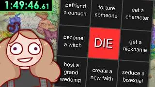 Thumbnail: i challenged a speedrunner to CK3 bingo… it didn't go well
