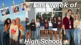 Thumbnail: Last Week Of High School | Last days of senior year! Dress up days, Senior Sign Out, Senior Walk Out