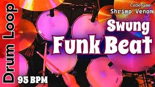 Thumbnail: 20 Minute Swung Funk Drum Loop for Jamming | Shrimp Venom at 95 BPM