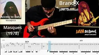 Thumbnail: Brand X Access to Data John Goodsall Guitar Solo with TAB