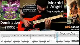 Thumbnail: Morbid Angel Where the Slime Live Guitar Solo with TAB (Trey Azagthoth)