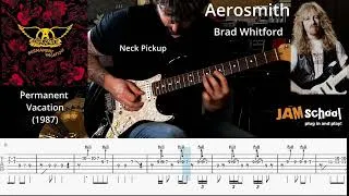 Thumbnail: Aerosmith Permanent Vacation Brad Whitford Guitar Solo TAB
