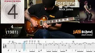 Thumbnail: Foreigner Girl on the Moon Guitar Solo and Keyboard Solo with TAB (Mick Jones)