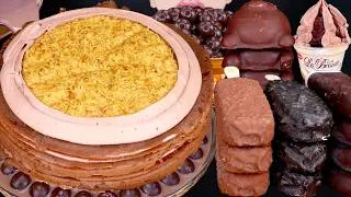 Thumbnail: ASMR DUBAI CHOCOLATE CAKE MALTESERS ICE CREAM  DESSERT MUKBANG 두바이 초콜릿 먹방 チョコレート 咀嚼音 EATING SOUNDS
