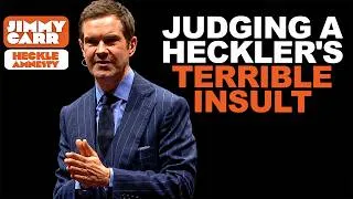 Thumbnail: Jimmy Carr Crowd Work: Scottish Heckler Finally Gets His Insult Out... And Jimmy Is Left Unimpressed