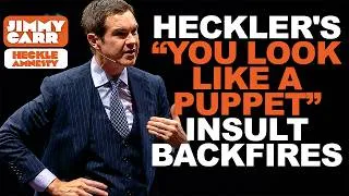 Thumbnail: Jimmy Carr Crowd Work: Heckler Calls Jimmy a Puppet - Jimmy Turns It Straight Back on Him