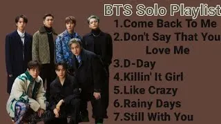Thumbnail: BTS Solo Playlist OT7 Version ||Part-10||