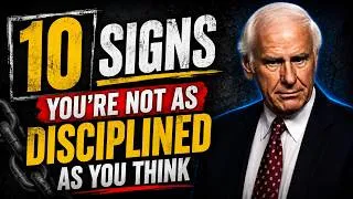 Thumbnail: 10 Signs You're Not as Disciplined as You Think | Jim Rohn Motivation