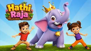 Thumbnail: Hathi Raja हाथी राजा | Ek Mota Hathi & Other Hindi Rhymes & Kids Songs | #hindirhymes
