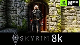 Thumbnail: 8k Skyrim with 4k mods| Modified lorerim | Redguard Shehai Build