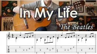 Thumbnail: In My Life / The Beatles - Fingerstyle Guitar | TAB, Lyrics
