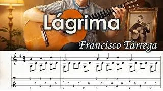 Thumbnail: Lágrima / Francisco Tárrega - Easy Arrangement | TAB