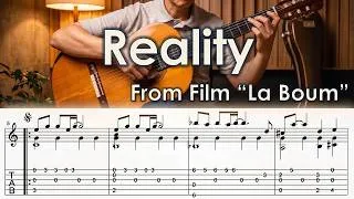 Thumbnail: Reality (From Film “La Boum”) - Fingerstyle Guitar | TAB