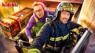 Thumbnail: I Spent a Day with Real Firefighters! | Kidbli  | Full Episode 24