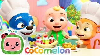 Thumbnail: Fruit Friends Adventure 🍎 | Cocomelon Animal Time - Nursery Rhymes