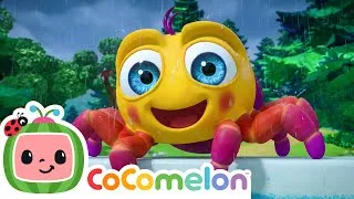 Thumbnail: Itsy Bitsy Spider 🌦️Rain or Shine 🕷️ | Cocomelon Animal Time - Nursery Rhymes
