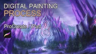 Thumbnail: Azeroth Journey - Azurmyst Isle (remake) - Ipad Procreate Painting