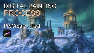 Thumbnail: Azeroth Journey - Storm Peaks - iPad Procreate Painting