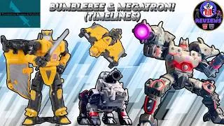 Thumbnail: 🤯"FIRST COLLAB REVIEW!"🤯 | Age Of Samurai BUMBLEBEE & MEGATRON! [FT. @ThundertronReviewsPodcast ]