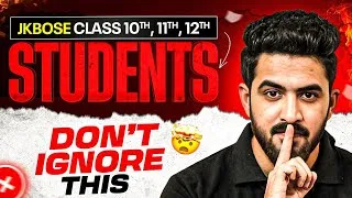 Thumbnail: JKBOSE Class 10th, 11th, 12th Board Exams - Don’t Ignore This! 😱 | Must Watch | JKBOSE Wallah