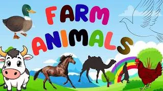 Thumbnail: Farm Animals |Farm animals names in English With Sound | Kids vocabulary | English Educational Video