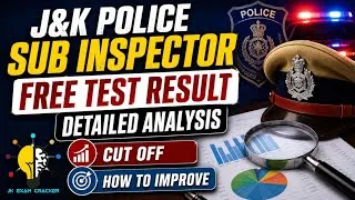 Thumbnail: All J&K-UT Free Mock Test || JKP Sub-Inspector || How to Improve? |@JKExamCracker 