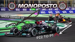 Thumbnail: MONOPOSTO P22 TO P1 IN 2 LAPS 🔥📈 | SAUDI ARABIAN GP | 100% RACE WITH MEMES |