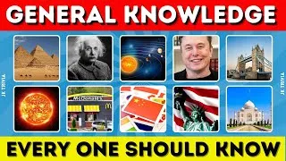 Thumbnail: General Knowledge Trivia Quiz! 🧠 | 100 Questions Everyone Should Know – Do You? | GK quiz | #quiz