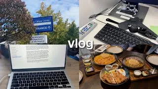 Thumbnail: vlog: my uni life lately, calm & productive days, clinic, studying, packing for placement
