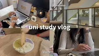 Thumbnail: uni diaries: busy and productive days, early mornings, how i study, placements