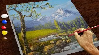 Thumbnail: How to Paint Landscape with River in Oil Painting | Speed Painting