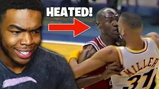 Thumbnail: JMO REACTS TO Old School NBA HEATED Moments You've Never Seen Before