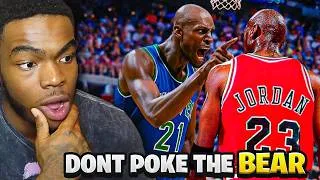 Thumbnail: JMO REACTS to The Day Michael Jordan DESTROYED Rookie Kevin Garnett