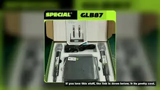 Thumbnail: GL B87 Professional Dual Wireless Microphone System Stage Performances UHF Dynamic 2 Channel Handhel