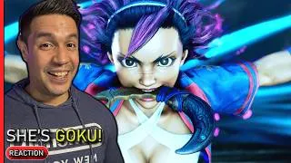 Thumbnail: She’s Built Like Goku! | New Character Yasmine Launch Trailer | Jo REACTS