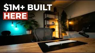 Thumbnail: Home Office Tour & Desk Setup 2025 (For Entrepreneurs)