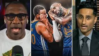 Thumbnail: FIRST TAKE | Shannon Sharpe BLASTS media after Steph Curry says he wants to team up with LeBron