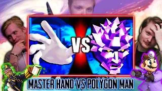 Thumbnail: Master Hand vs Polygon Man Pitch! Ft. Kreeps, Sam, & Liam