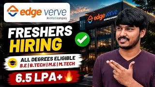 Thumbnail: EdgeVerve Biggest Off Campus Hiring 2025 | Infosys Company | BE/BTech 2025 Batch | Apply Now
