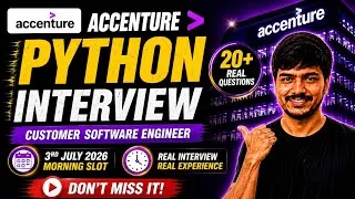 Thumbnail: Accenture Interview Experience | Python + SAP Engineer | Latest Questions