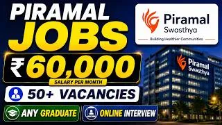 Thumbnail: Health Vacancy in Piramal Foundation 2026 | Eligibility | Salary | Apply Process | Full Details