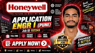 Thumbnail: Honeywell Freshers Jobs 2026 | Application Engineer | Automation