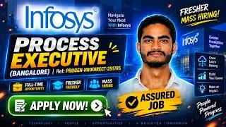 Thumbnail: Infosys BPM Freshers Jobs 2026 | BCom BBA BBM | Bangalore