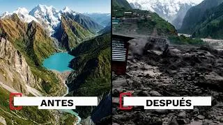 Thumbnail: Nepal y Tíbet: así colapsó el glaciar que sepultó pueblos