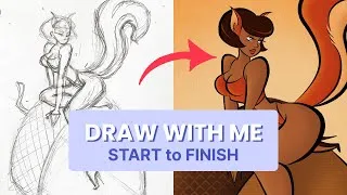 Thumbnail: Draw With Me | Digital Art Process from Start to Finish (iPad + Procreate)