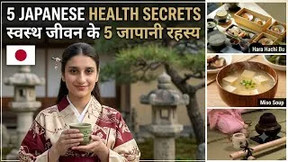 Thumbnail: 5 Japanese Secrets to Staying Lean & Healthy Forever 🇯🇵✨