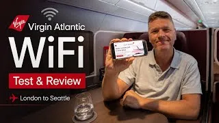 Thumbnail: Virgin Atlantic WiFi Review - Speed Test, Streaming & Money-Saving Hack