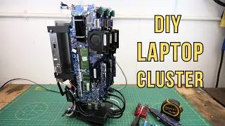 Thumbnail: I Built a Cluster From Laptop Motherboards