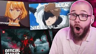 Thumbnail: THIS EMOTION! Solo Leveling, Black Clover & Bleach TYBW Final Trailers Reaction
